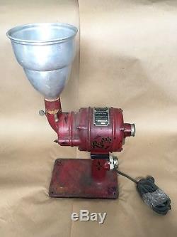 ROYAL 1890s vintage coffee grinder with hopper big and beautiful