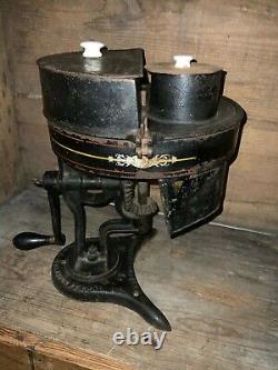 Rare #49 Enterprise 1870's Vegetable Cutter Cast Iron Coffee Grinder