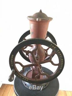 Rare Antique 1897 The CHAS PARKER Cast Iron Country Store Coffee Grinder Mill
