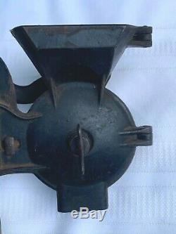 Rare Antique A. J. & Geo. W. M. Vandegrift Cast Iron Hinged Coffee Grinder/ MILL