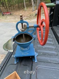 Rare Antique BIG SIZE No. 2 Made In Spain Elma Coffee Grinder/Mill Early 1900s