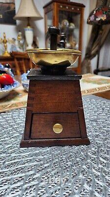 Rare Antique Biedermeier Pyramid Coffee Grinder. 19th Century