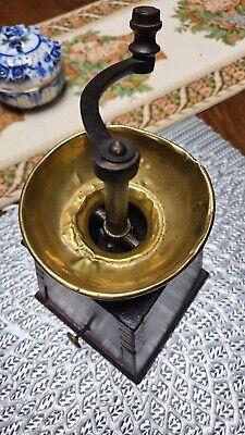 Rare Antique Biedermeier Pyramid Coffee Grinder. 19th Century
