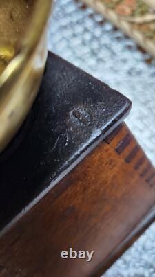 Rare Antique Biedermeier Pyramid Coffee Grinder. 19th Century