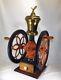 Rare Antique Enterprise Coffee Grinder #8 Mill 1898 Double Wheel Clean Working