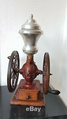 Rare Antique Industrial Double Balance Wheel Elma # 6 Coffee Grinder