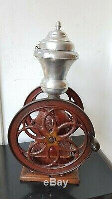 Rare Antique Industrial Double Balance Wheel Elma # 6 Coffee Grinder