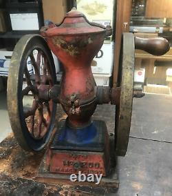 Rare Antique The Cha's Parker Co. Meriden Conn. Model 200 Coffee Grinder MILL