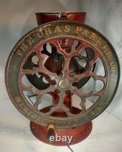 Rare Antique The Cha's Parker Co. Meriden Conn. Model 700 Coffee Grinder MILL