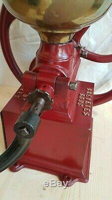 Rare Huge Antique Industrial Balance Wheel Coffee Grinder Peugeot C 4