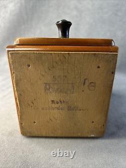 Rare Vintage German ZASSENHAUS Mokka Wooden Coffee Mill Grinder