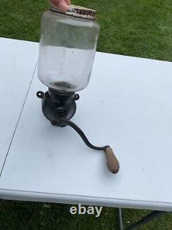 Rare Vintage Wall Coffee Grinder, Antique