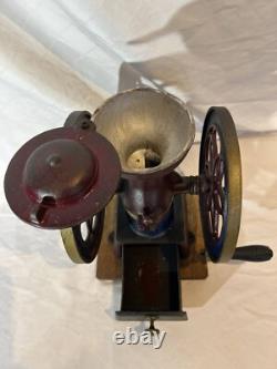 STAR COFFEE MILL Hand Crank Vintage Manual Grinder Antique Retro TESTED