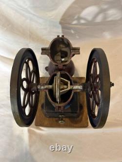 STAR COFFEE MILL Hand Crank Vintage Manual Grinder Antique Retro TESTED