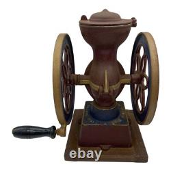 STAR Coffee Mill Vintage Manual Grinder Cast Iron Hand Crank Antique Retro Japan