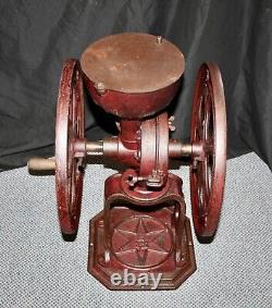 STAR MILLS NO 7 Antique Coffee Grinder by Henry Troemner Philadelphia 1885 WORKS