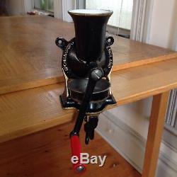 Spong & Co Ltd Made in England No 2 OLD Antique Coffee Grinder With Pan Vintage
