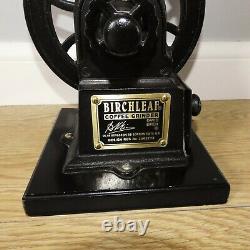 Superb Vintage Birchleaf Coffee Grinder Cast Iron Design Reg No. 2063773