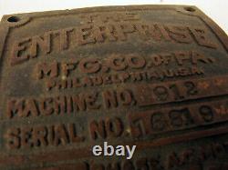 The Enterprise Industry Manufacturing Metal Machine Plaque Coffee Bean Grinder