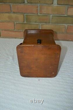 Turn of the Century Table Top Chesnutt Coffee Grinder Works Well EUC