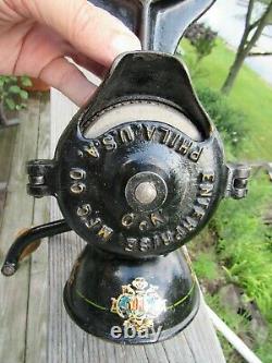 VINTAGE ORIGINAL 1880's ENTERPRISE MFG CO. #0 COFFEE MILL / GRINDER PHILA, PA