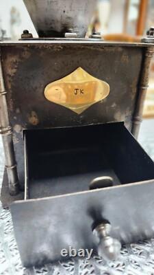 Very Rare Antique JK Signed Coffee Grinder. 19th Century