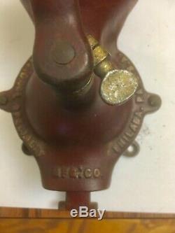 Very Rare Antique National Specialty Coffee Grinder Mill Excellent Working Cond