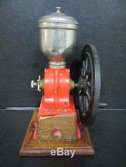 Vintage 1930's Elma Cast Iron Hand Crank Coffee Grinder MILL