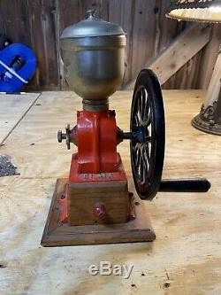 Vintage 1930's Elma Cast Iron Hand Crank Coffee Grinder MILL