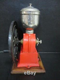Vintage 1930's Elma Cast Iron Hand Crank Coffee Grinder MILL