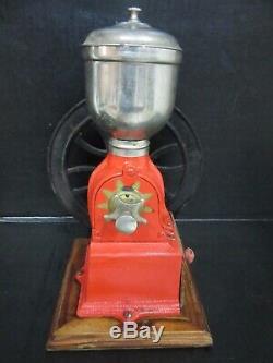 Vintage 1930's Elma Cast Iron Hand Crank Coffee Grinder MILL