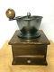 Vintage 50's Collectible Wooden Manual Coffee Bean Grinder Mill 7