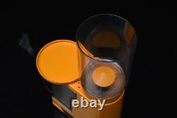 Vintage 70s Braun 4045 Coffee Grinder / orange colour / minimalist space age