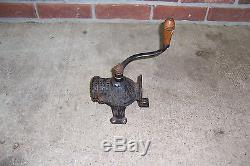 Vintage ARCADE CRYSTAL Coffee Grinder Mill Wall Mount Cast Iron Antique
