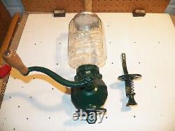 Vintage ARCADE Crystal #4 Wall Mount Coffee Mill Grinder