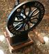 Vintage Antique Coffee Bean Mill Wheel Hand Crank Manual Grinder