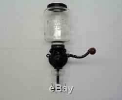 Vintage Antique Collectible Arcade Wall Mounted #25 Coffee Grinder & Catch Cup