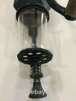 Vintage Antique Crystal Arcade Coffee Grinder No. 4 complete EXCELLENT WORKS