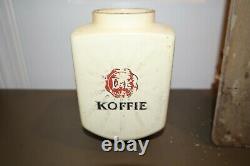 Vintage Antique Douwe Egberts Dutch Koffie Coffee Mill Grinder Wall Mount RARE