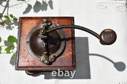 Vintage Antique French PEUGEOT FRERES COFFEE GRINDER MILL Ship Sailors