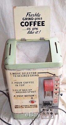 Vintage Antique Grindmaster Model 500 Pbh Grocery Store Coffee Bean Grinder