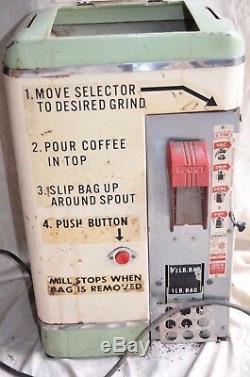 Vintage Antique Grindmaster Model 500 Pbh Grocery Store Coffee Bean Grinder