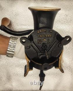 Vintage Antique Rare Spong & Co Coffee Grinder LTD No. 1 Made in England