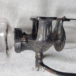 Vintage Arcade Crystal No 3 Wall Mounted Cast Iron Coffee Grinder Mill