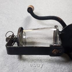 Vintage Arcade Crystal No 3 Wall Mounted Cast Iron Coffee Grinder Mill