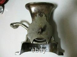 Vintage Belgium Rare Coffee Grinder Mill Iron Nestor Martin Huy Nº1 to Table Fix
