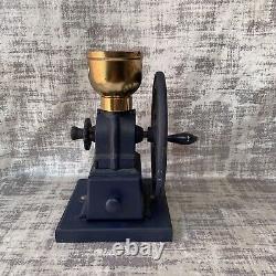 Vintage Birchleaf Coffee Grinder London Cast Iron Design Reg No. 2063773 Retro