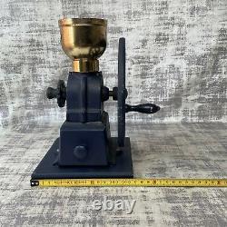 Vintage Birchleaf Coffee Grinder London Cast Iron Design Reg No. 2063773 Retro