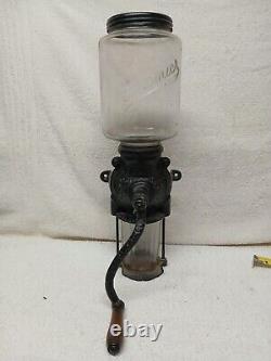 Vintage Brighton Premier Wall Mount Coffee Grinder