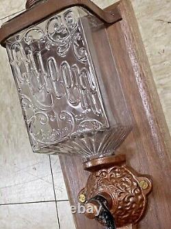 Vintage Brighton Queen Glass Body Coffee Grinder